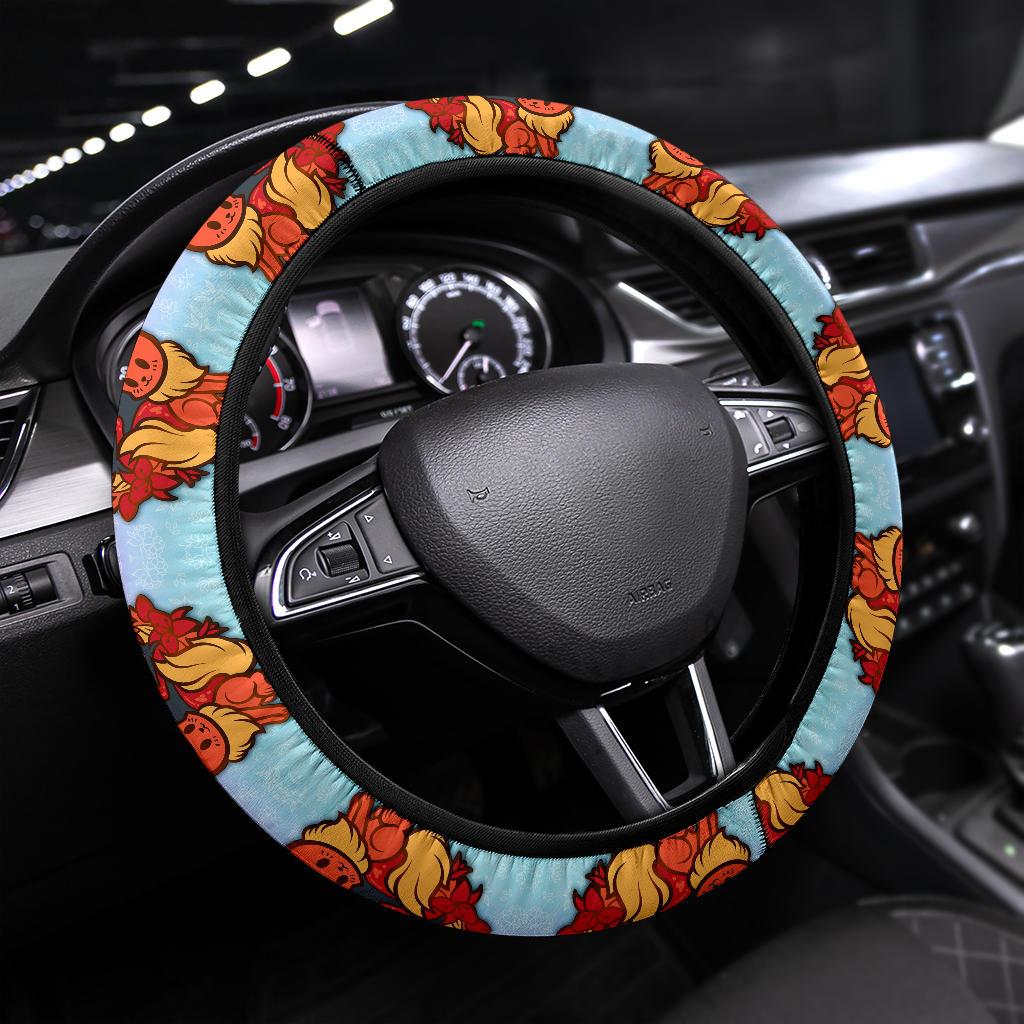 Flareon Pokemon Car Steering Wheel Cover
