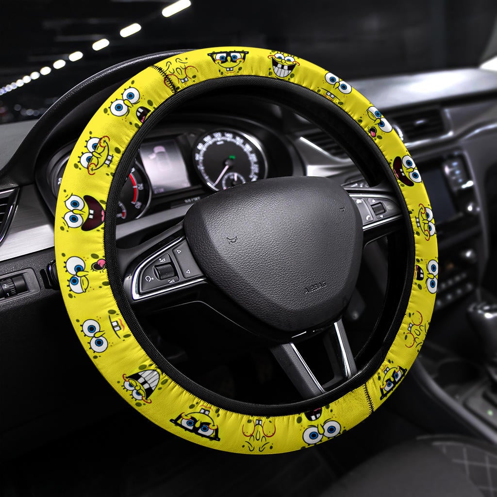 Spongebob Squarepants Premium Car Steering Wheel Cover