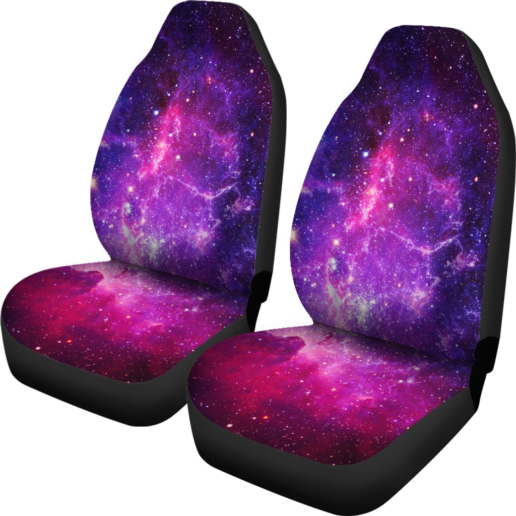 Best Pink Purple Outer Space Universe Galaxy Premium Custom Car Seat Covers Decor Protector