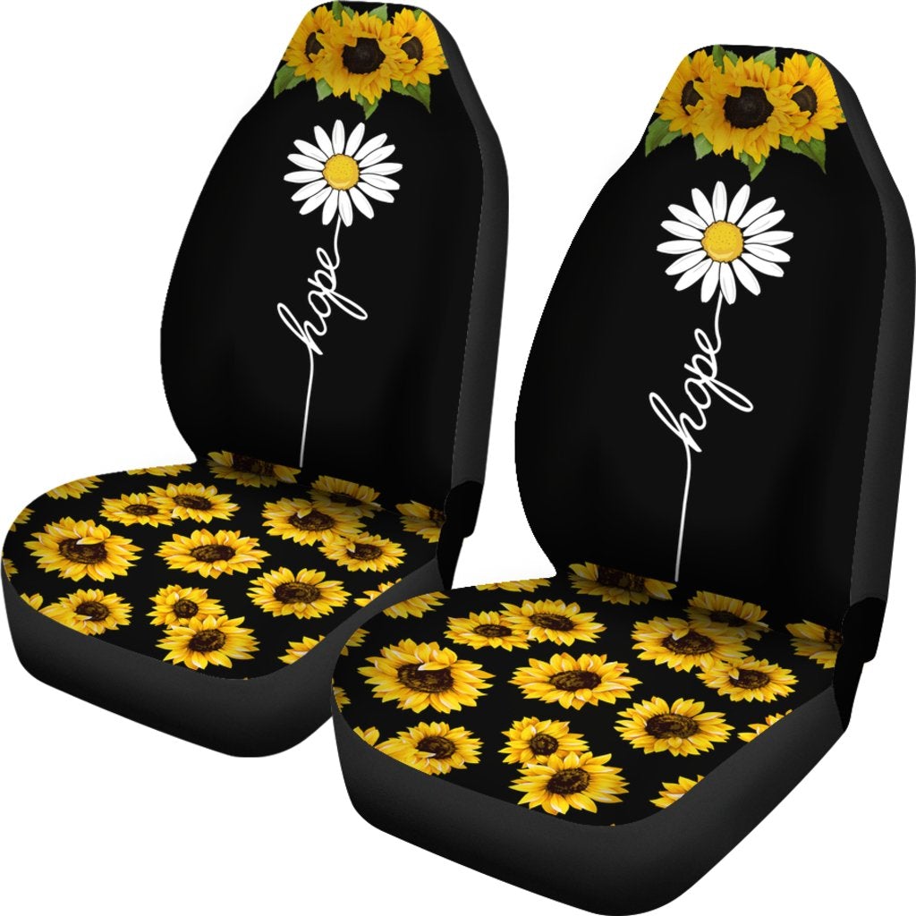Best New Spring Sunflower Premium Custom Car Seat Covers Decor Protector