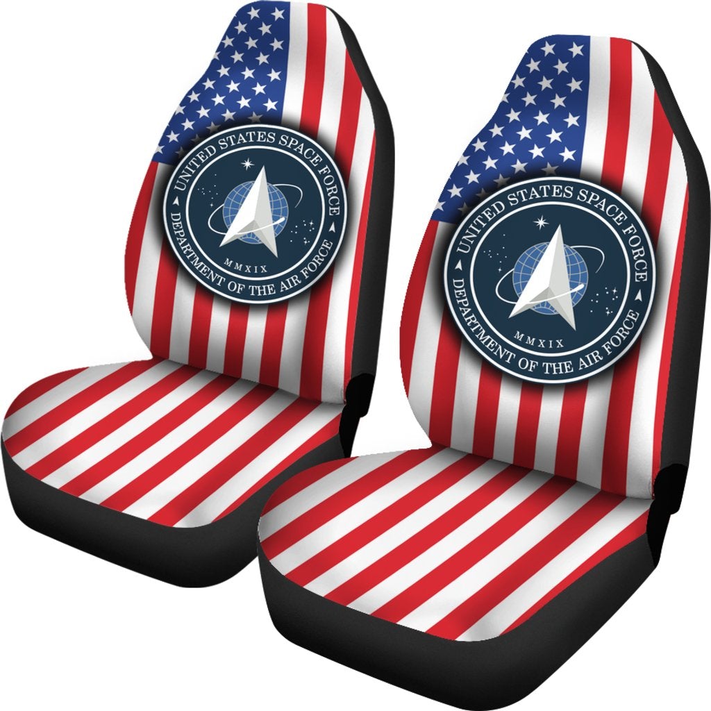 Best United States Space Force Premium Custom Car Seat Covers Decor Protector