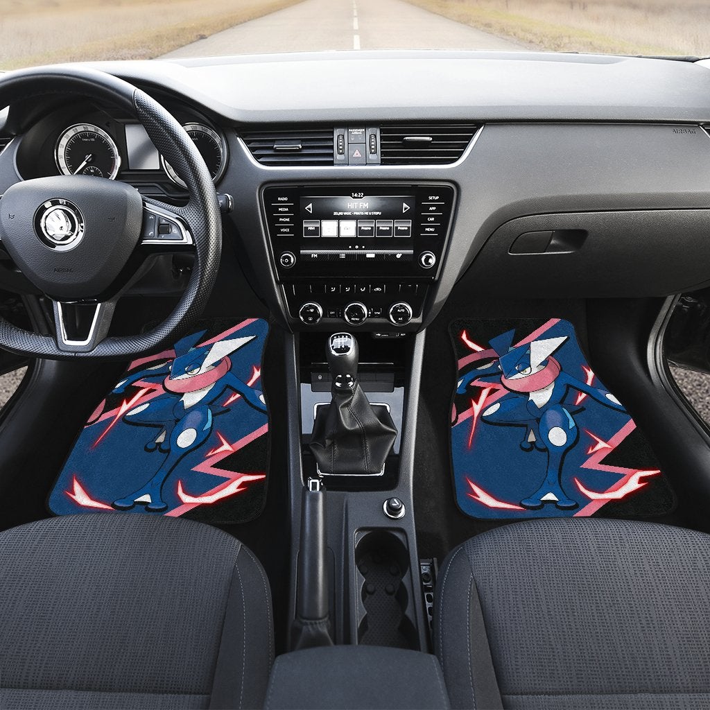Greninja Car Floor Mats Custom Anime Pokemon Car Interior Accessories