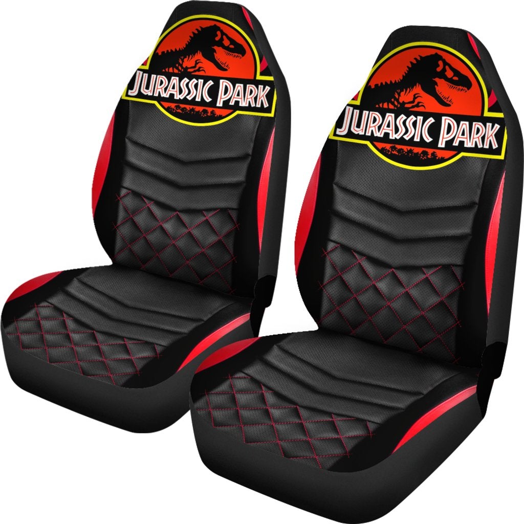 Luxury Jurasic Park Car Premium Custom Car Seat Covers Decor Protectors