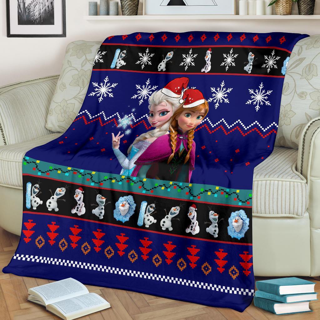 Frozen Christmas Blanket Amazing Gift Idea