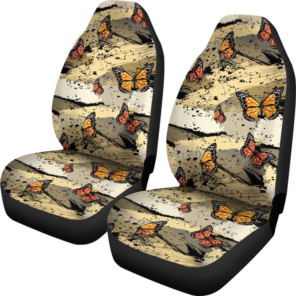 Best Painting Butterfly Art Premium Custom Car Seat Covers Decor Protector