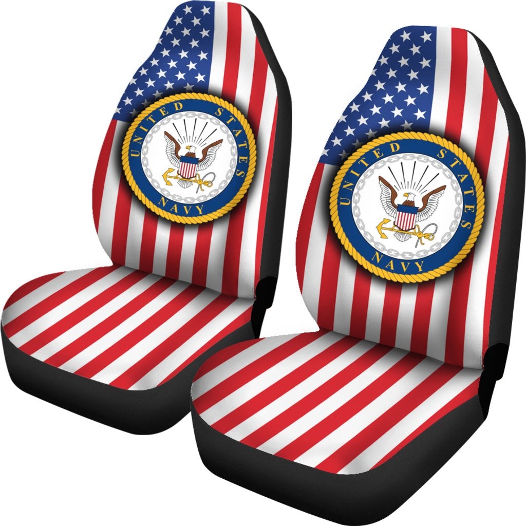 Best United States Navy Premium Custom Car Seat Covers Decor Protector
