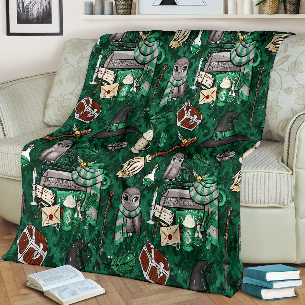 Harry Potter Green Premium Blanket