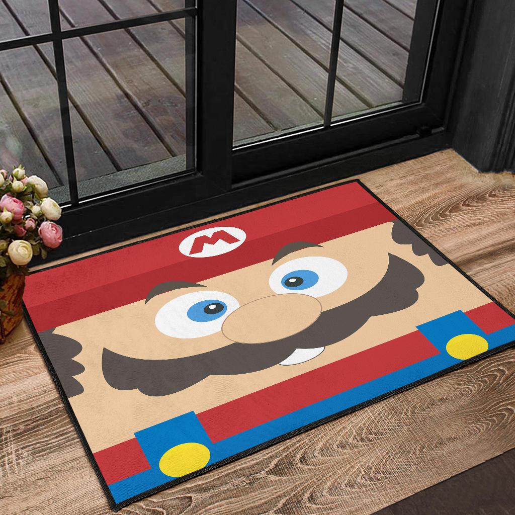 Super Mario Door Mats Home Decor