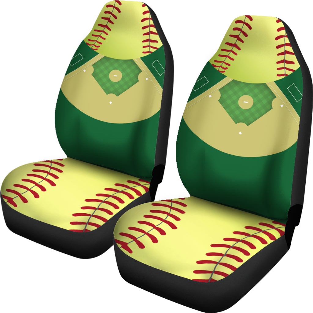 Best Softball Field Premium Custom Car Seat Covers Decor Protector