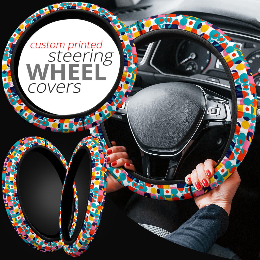 Fashion Funny Color Premium Car Steering Wheel Cover