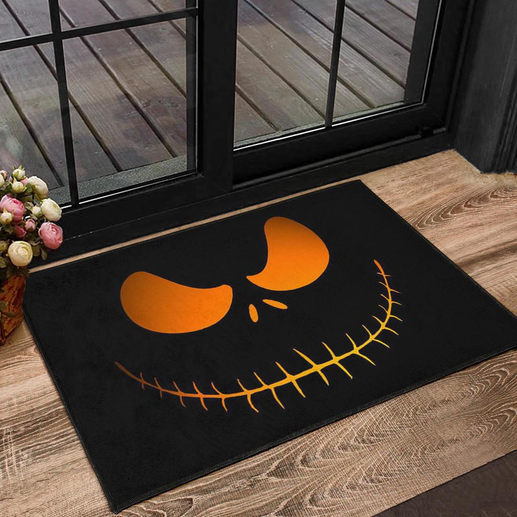 Jack Skellington Face Door Mats