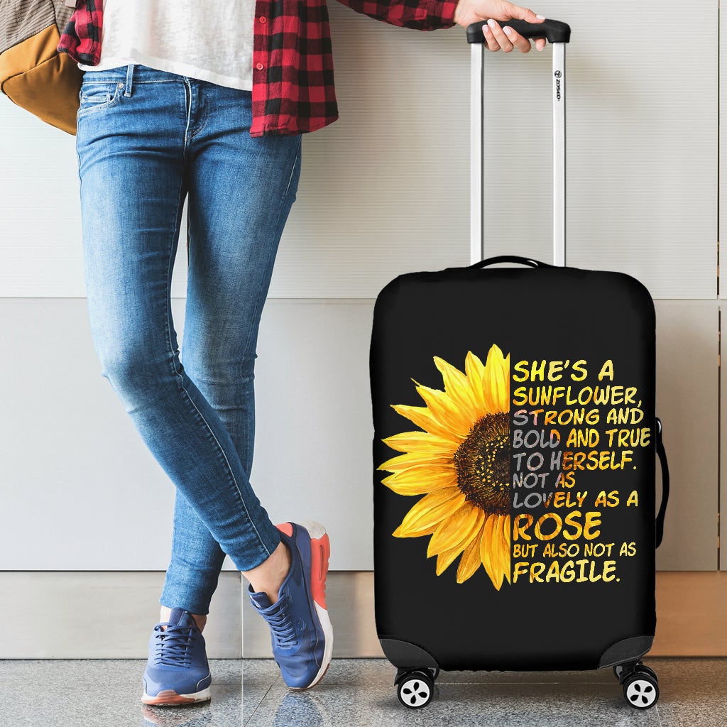Sunflowers She'S A Sunflower Luggage Cover Suitcase Protector Suitcase Protector