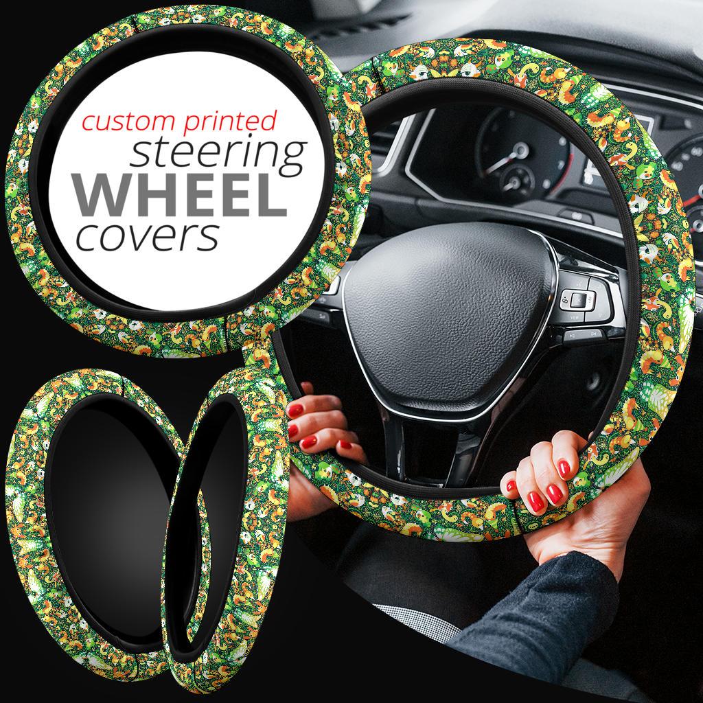Pattern Pokemon Car Steering Wheel Cover