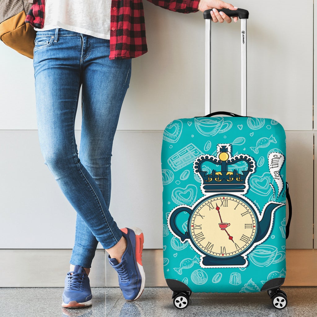 Teatime Luggage Cover Suitcase Protector