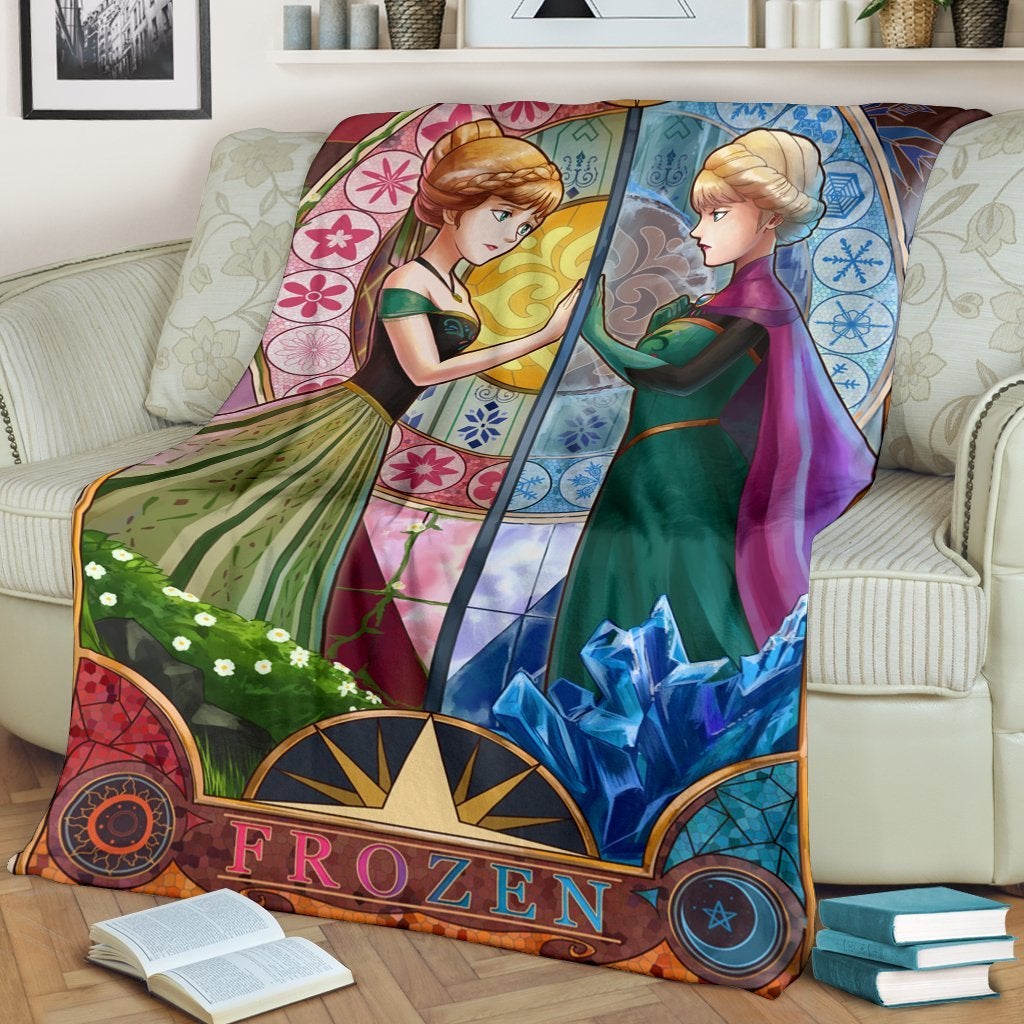 Elsa Anna Frozen Premium Blanket
