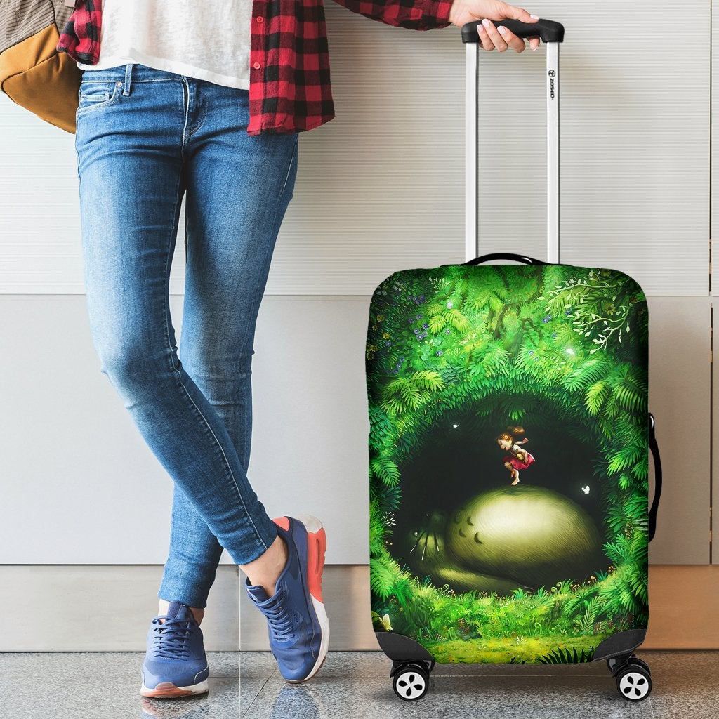 Totoro Sleep Luggage Cover Suitcase Protector