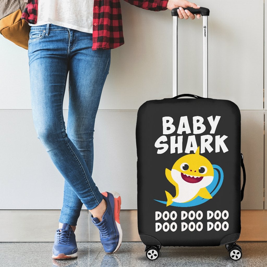 Baby Shark Luggage Cover Suitcase Protector