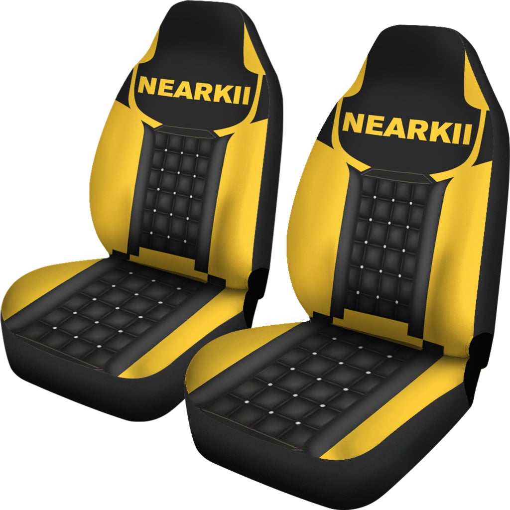 Nearkii Custom Logo Premium Custom Car Seat Covers Decor Protector