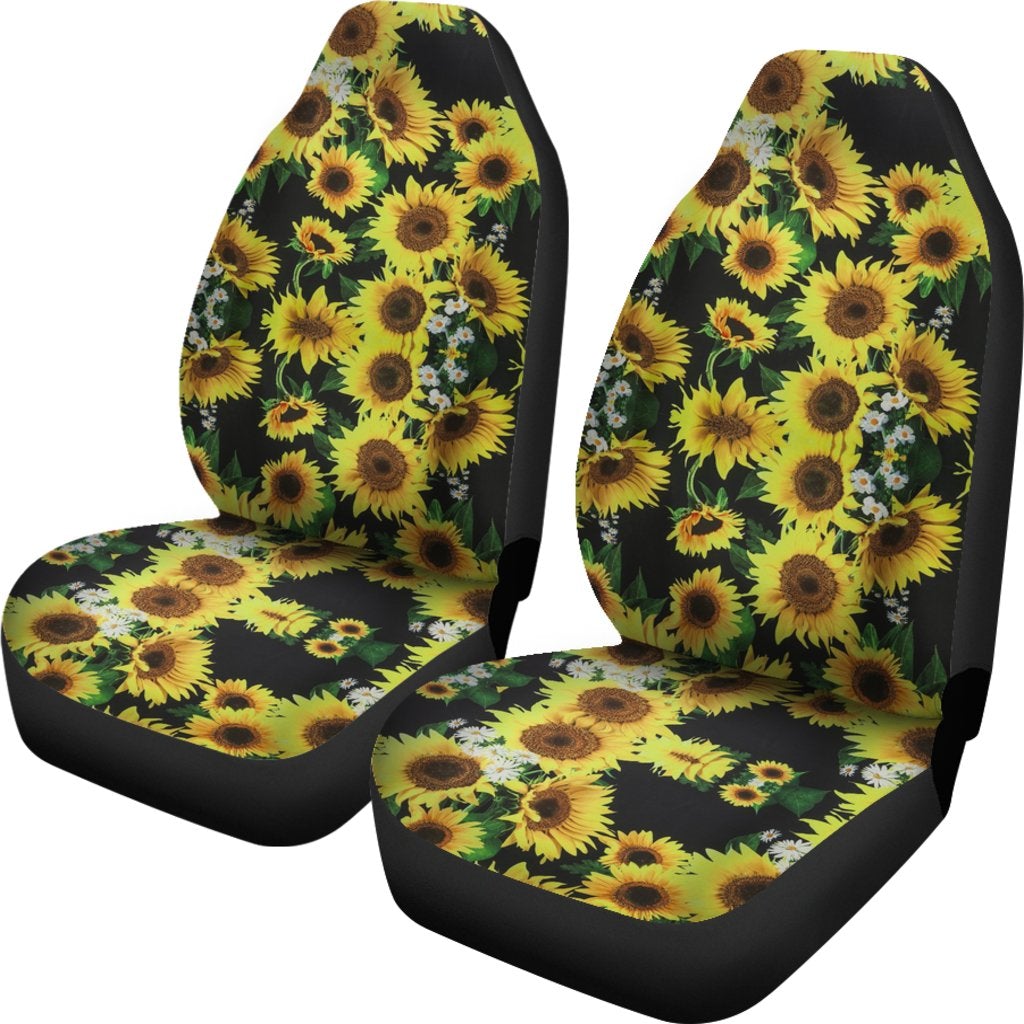 Best Sunflower Premium Custom Car Seat Covers Decor Protector