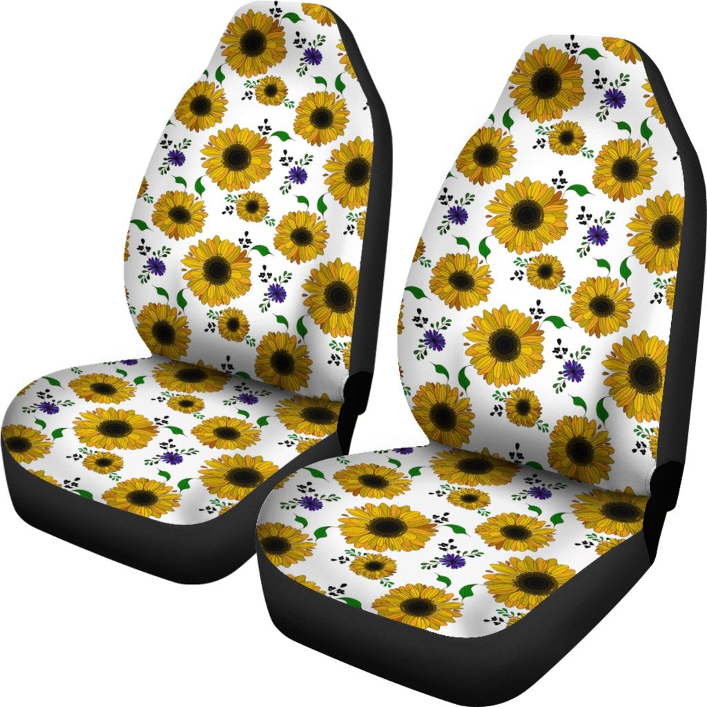 Best Sunflower Pattern Hd Premium Custom Car Seat Covers Decor Protector