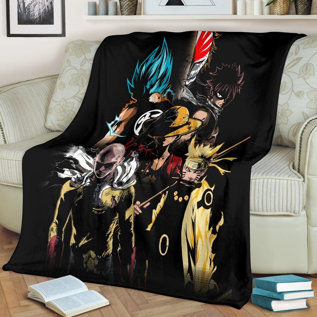 Anime Heroes Premium Blanket