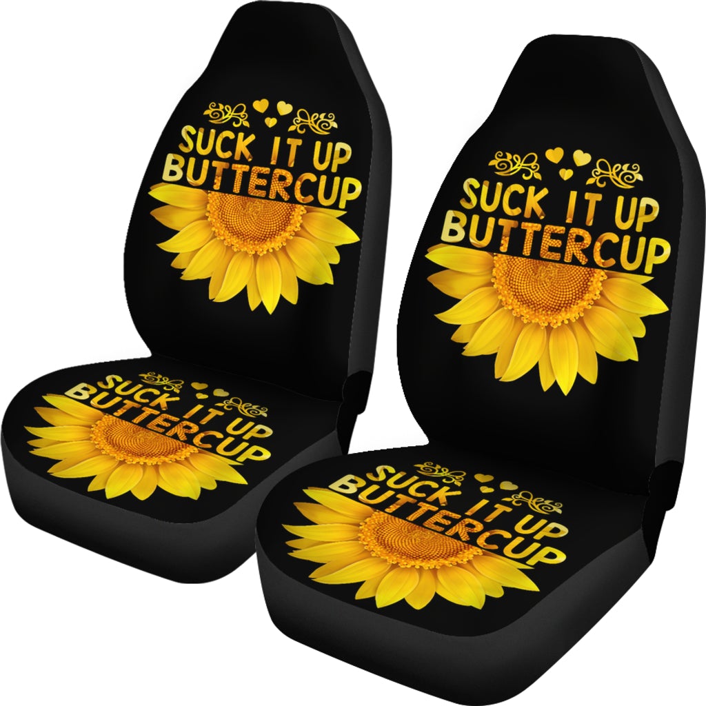 Best Sunflowers Shut It Up Premium Custom Car Seat Covers Decor Protector