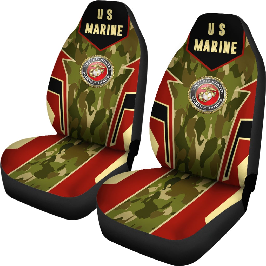 Best US Marine Corps Premium Custom Car Seat Covers Decor Protector