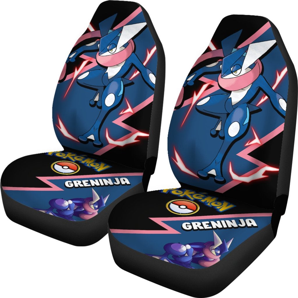 Greninja Car Seat Covers Custom Anime Pokemon Car Accessories