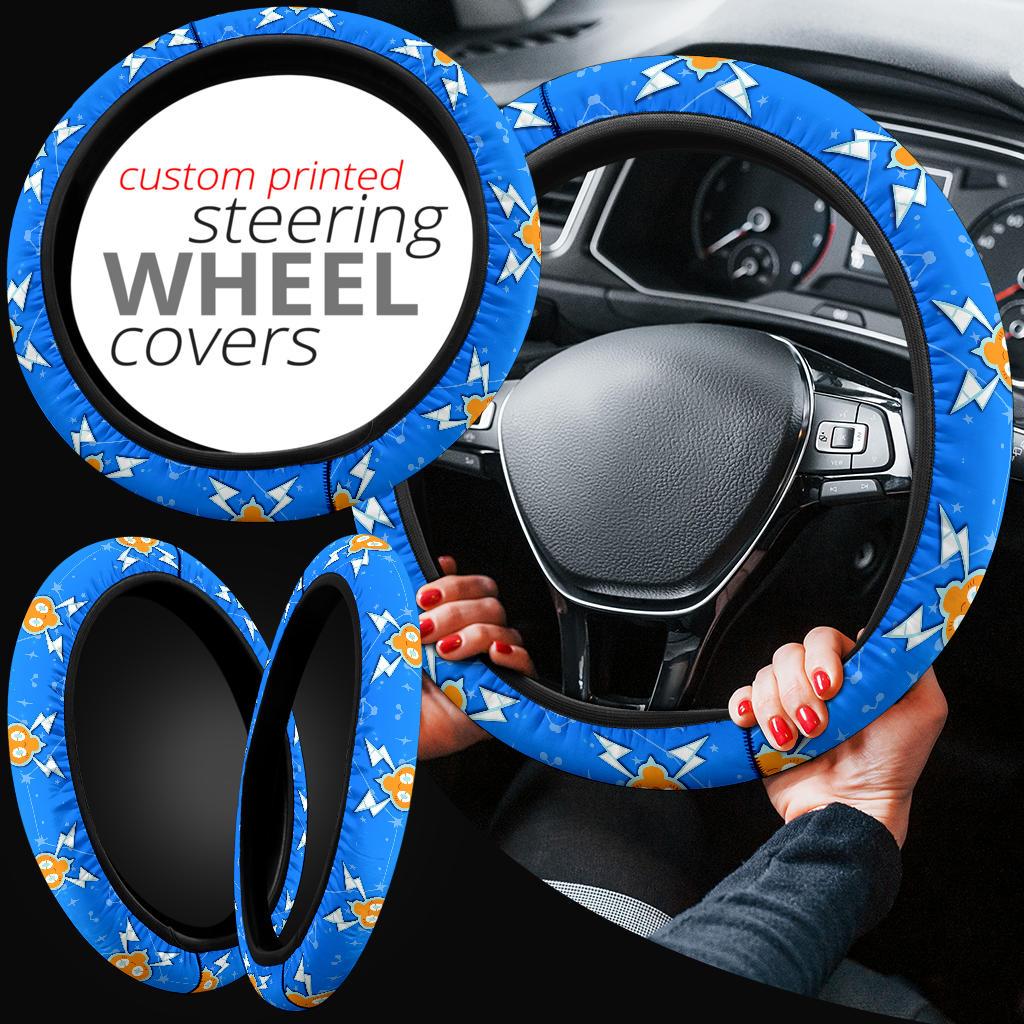 Rotom Pokemon Car Steering Wheel Cover