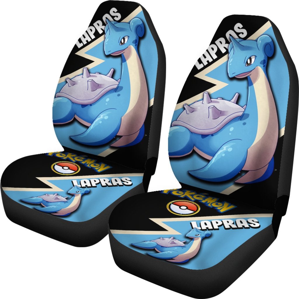 Lapras Car Seat Covers Custom Anime Pokemon Car Accessories