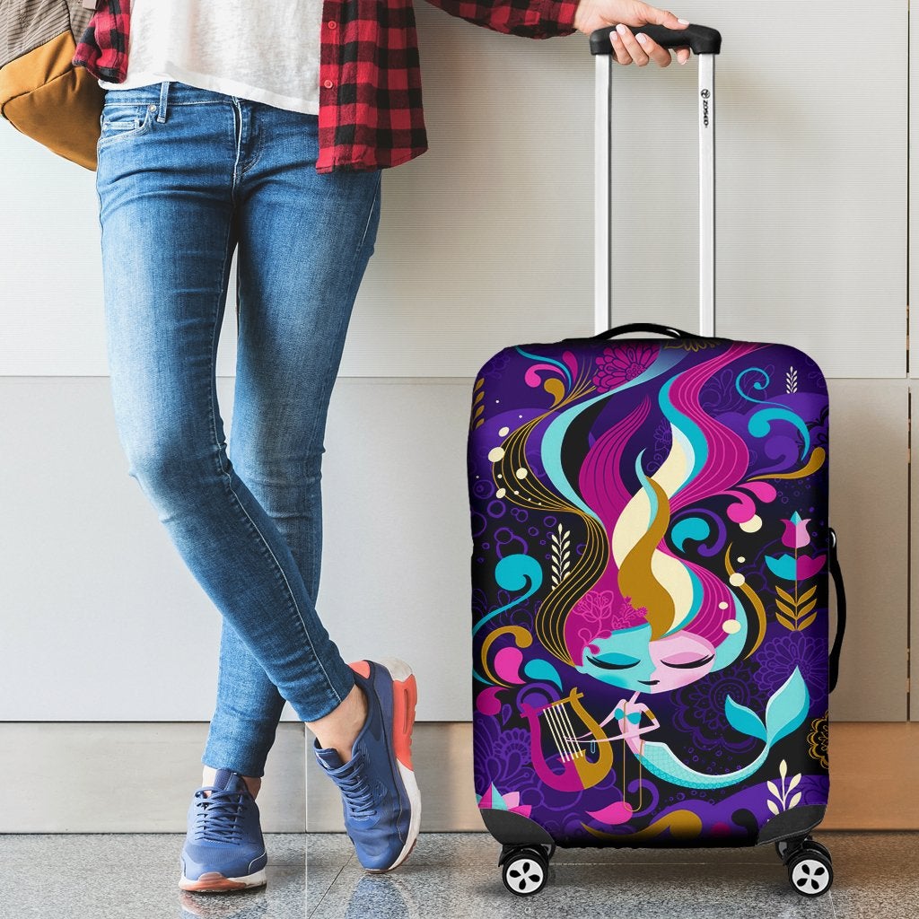 Mermaid Luggage Cover Suitcase Protector 1