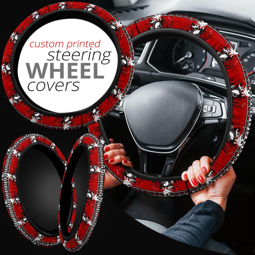 Jack Skellington Nightmare Before Christmas Premium Custom Car Steering Wheel Cover