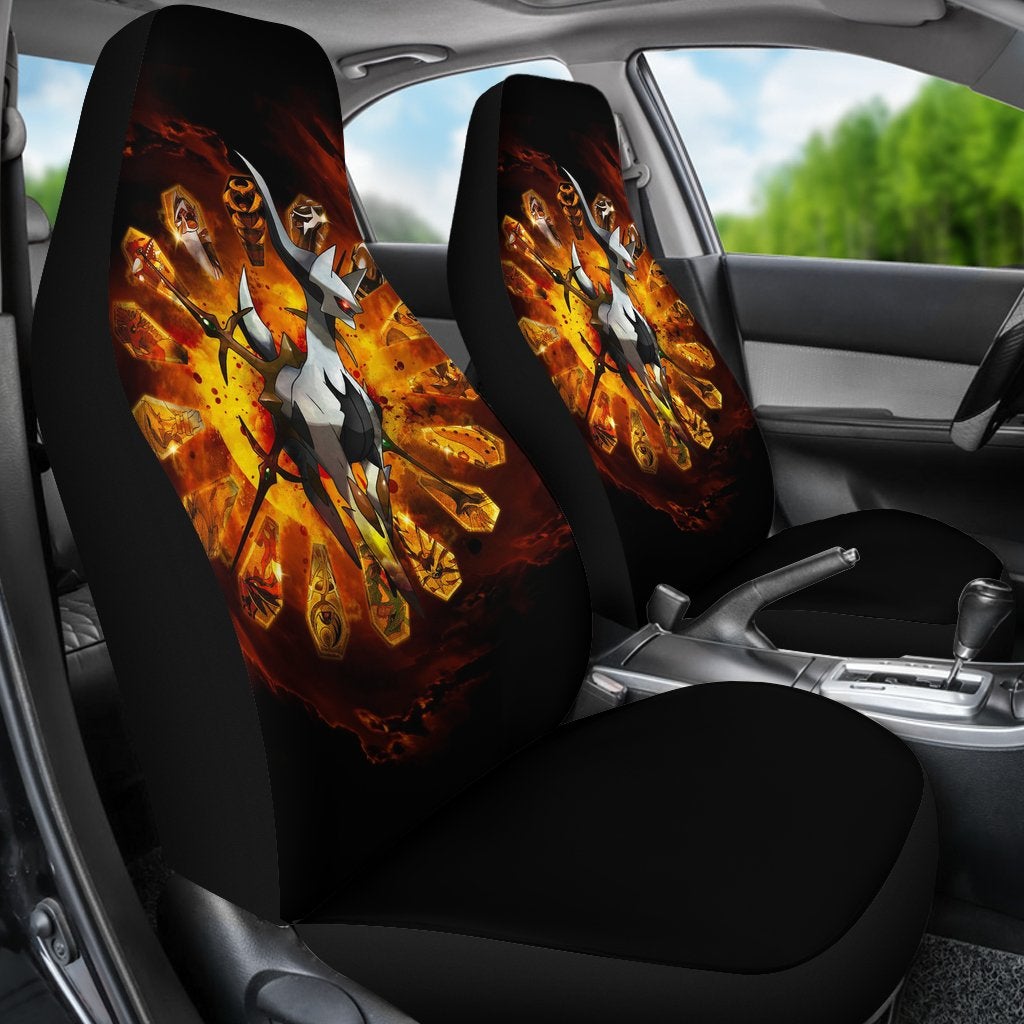 Pokemon Legends Arceus Premium Custom Car Premium Custom Car Seat Covers Decor Protectors Car Accessories