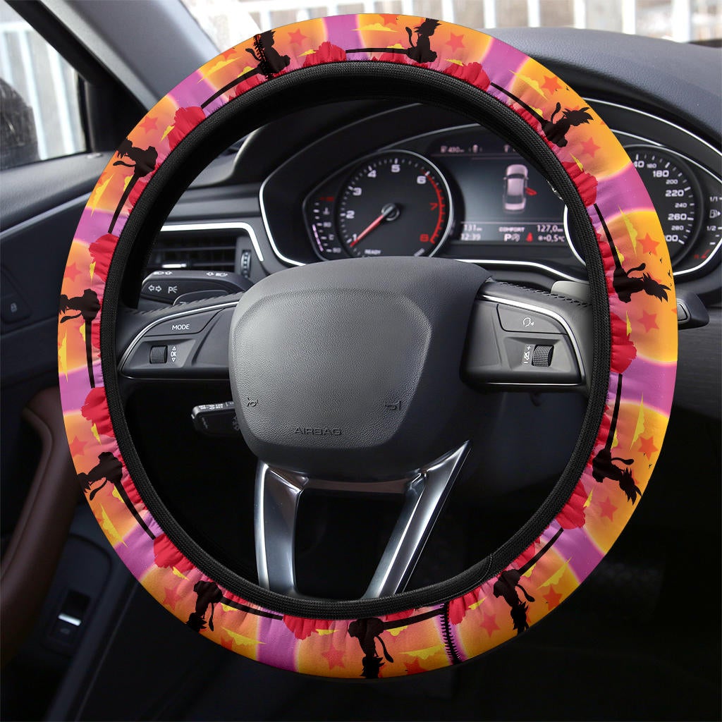 Dragon Ball Goku Fly Premium Car Steering Wheel Cover