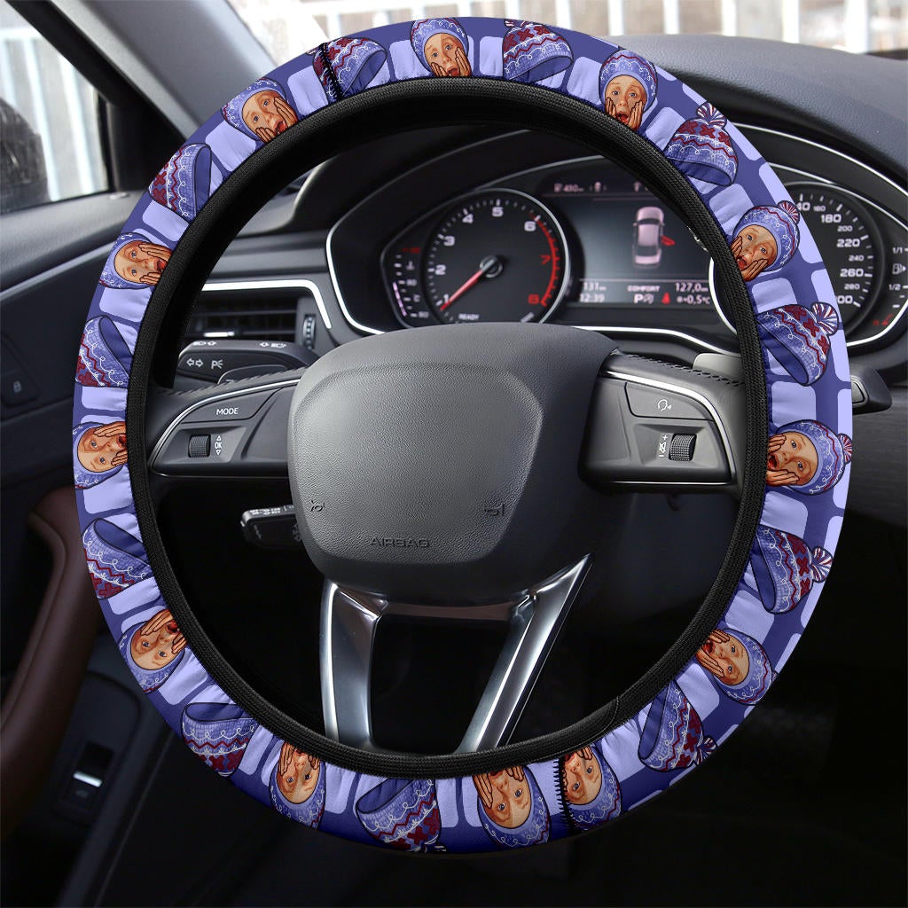 Home Alone Kevin Hat Premium Custom Car Steering Wheel Cover