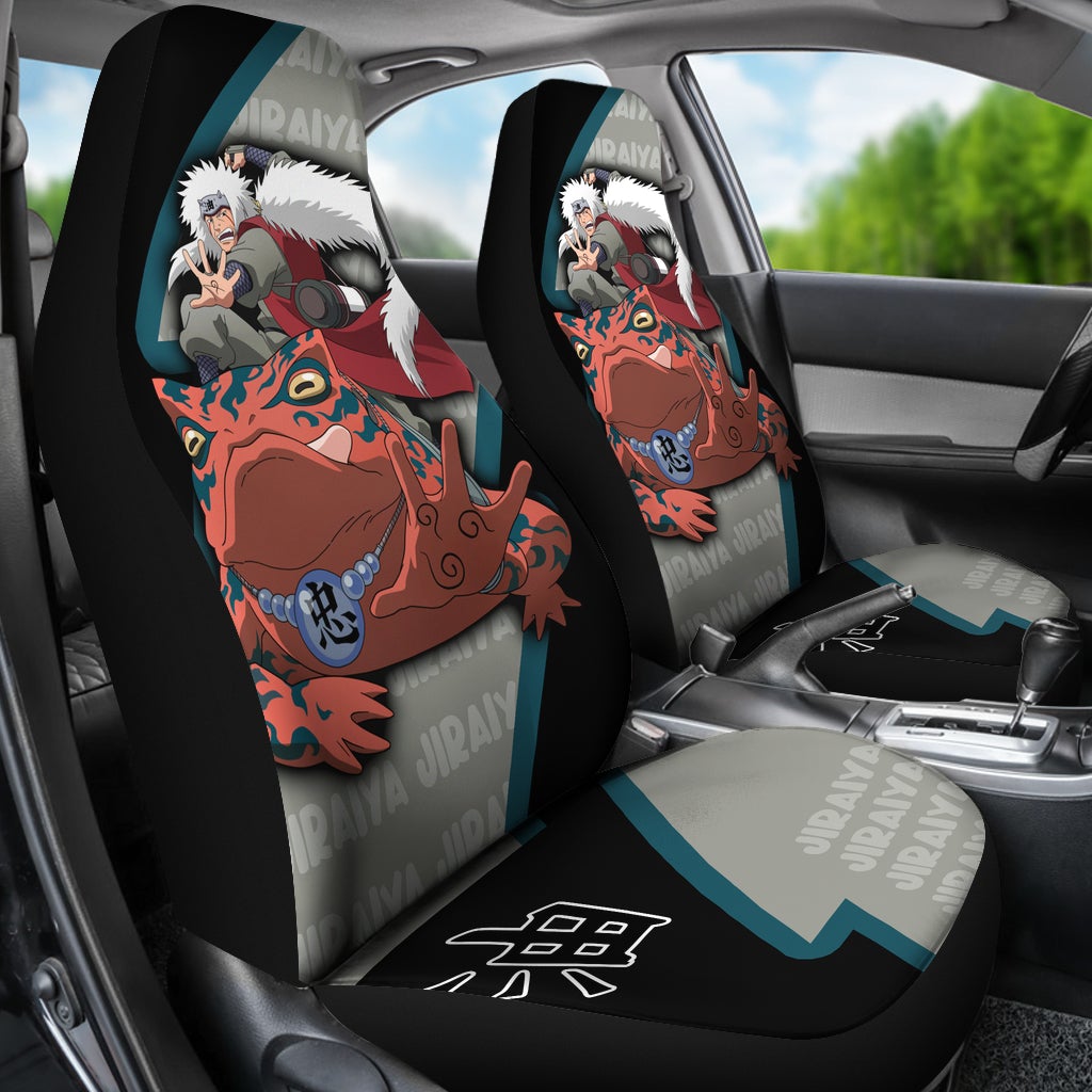 Jiraiya Car Seat Covers Custom Anime Naruto Car Interior
