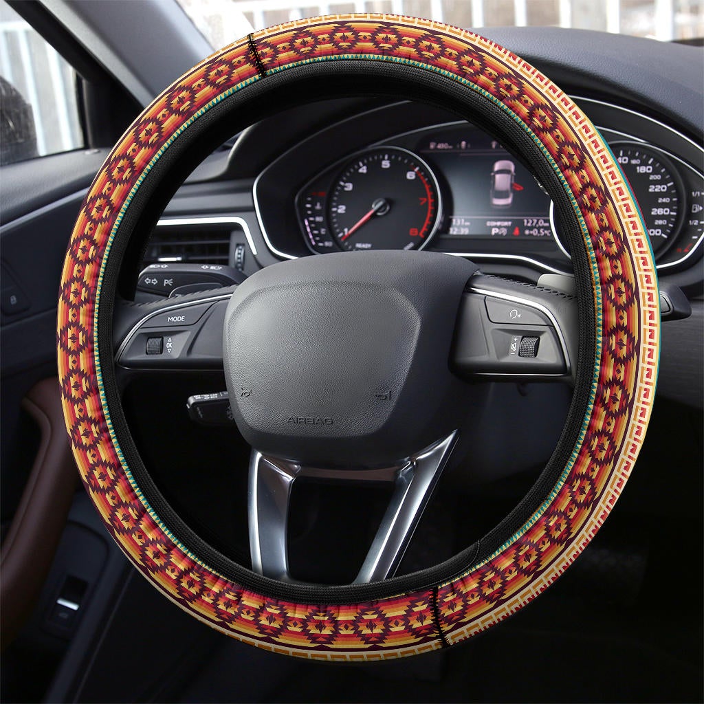 Native American Vintage Premium Car Steering Wheel Cover