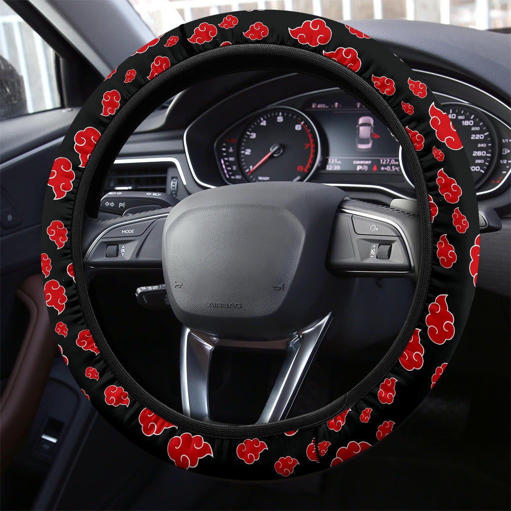 Akatsuki Cloud Premium Car Steering Wheel Cover Style 1