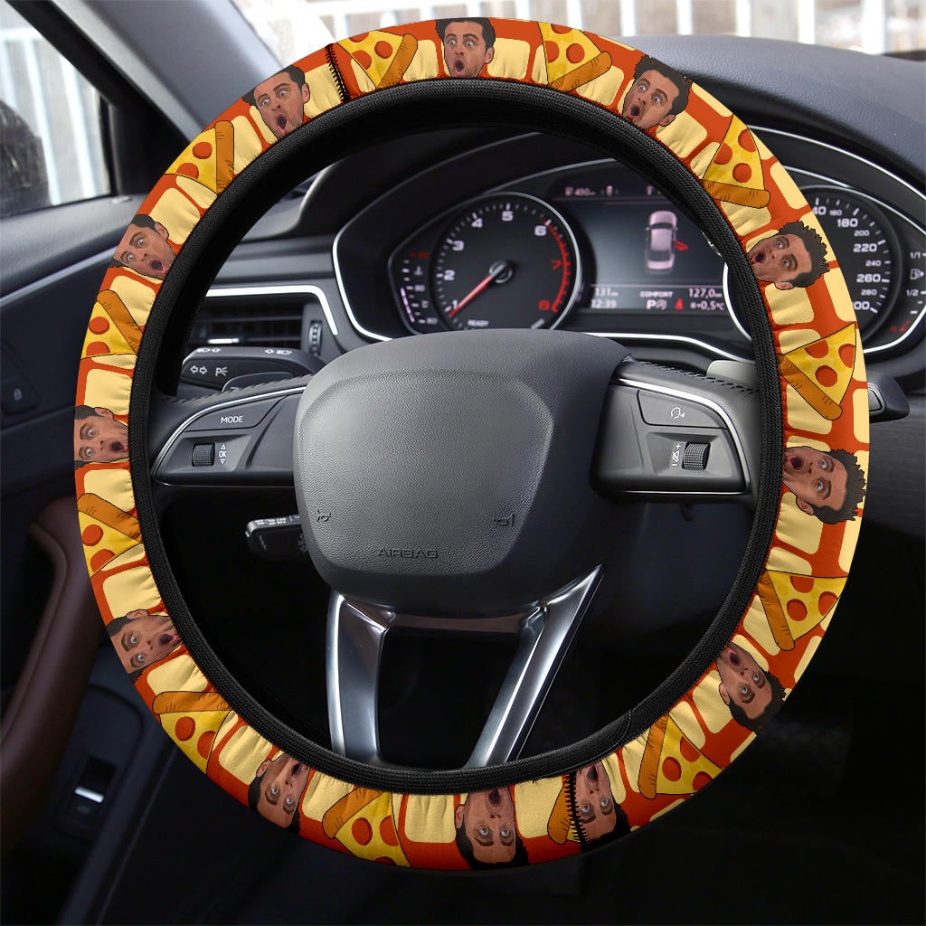 Friends Joey Tribbiani Pizza Premium Custom Car Steering Wheel Cover