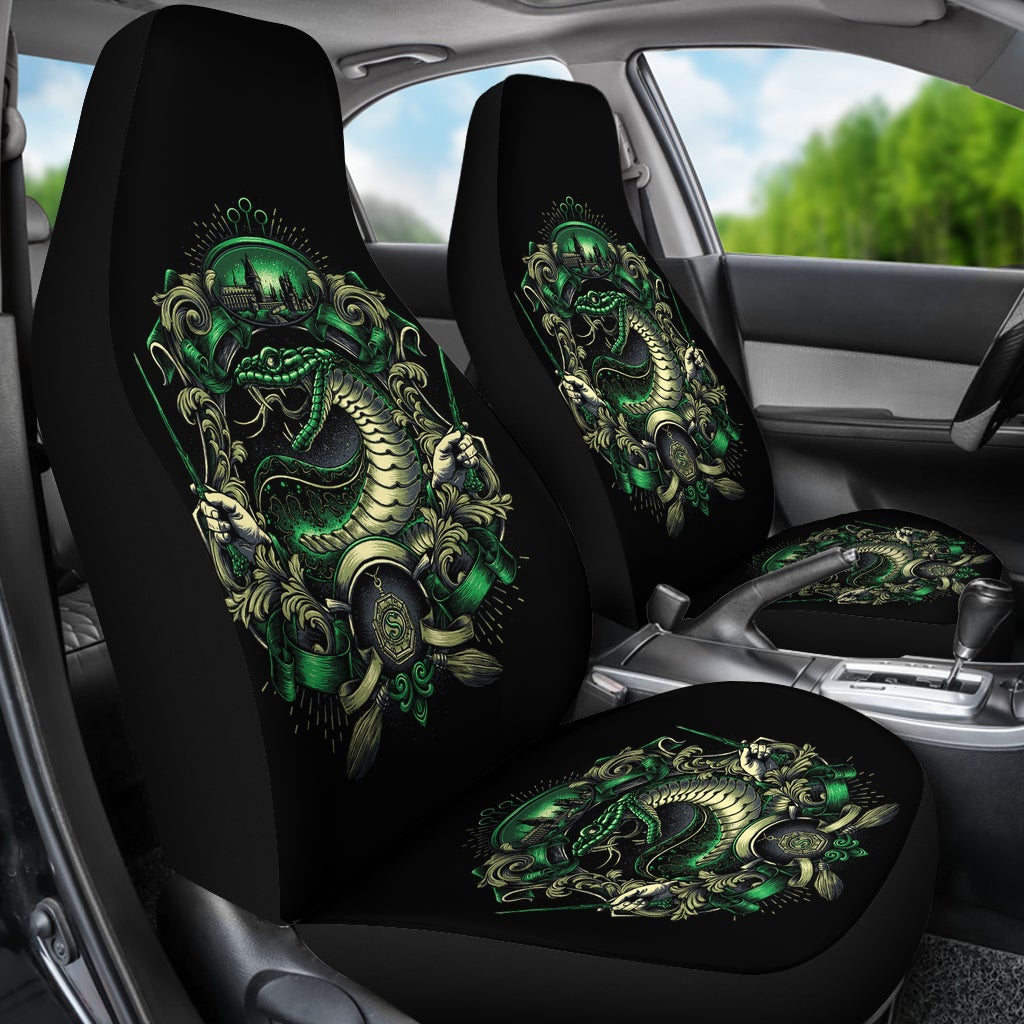House Of The Cunning Harry Potter Premium Custom Car Seat Covers Decor Protector
