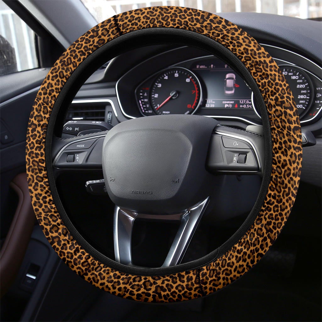 Leopard Premium Car Steering Wheel Cover