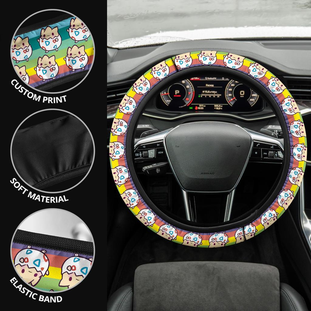 Togepi Pokemon Anime Custom Car Steering Wheel Cover