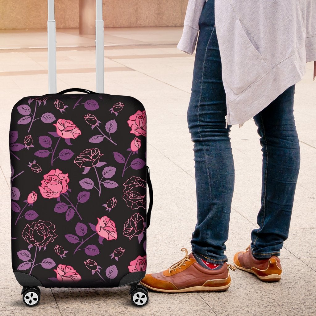 Rose Travel Luggage Cover Suitcase Protector