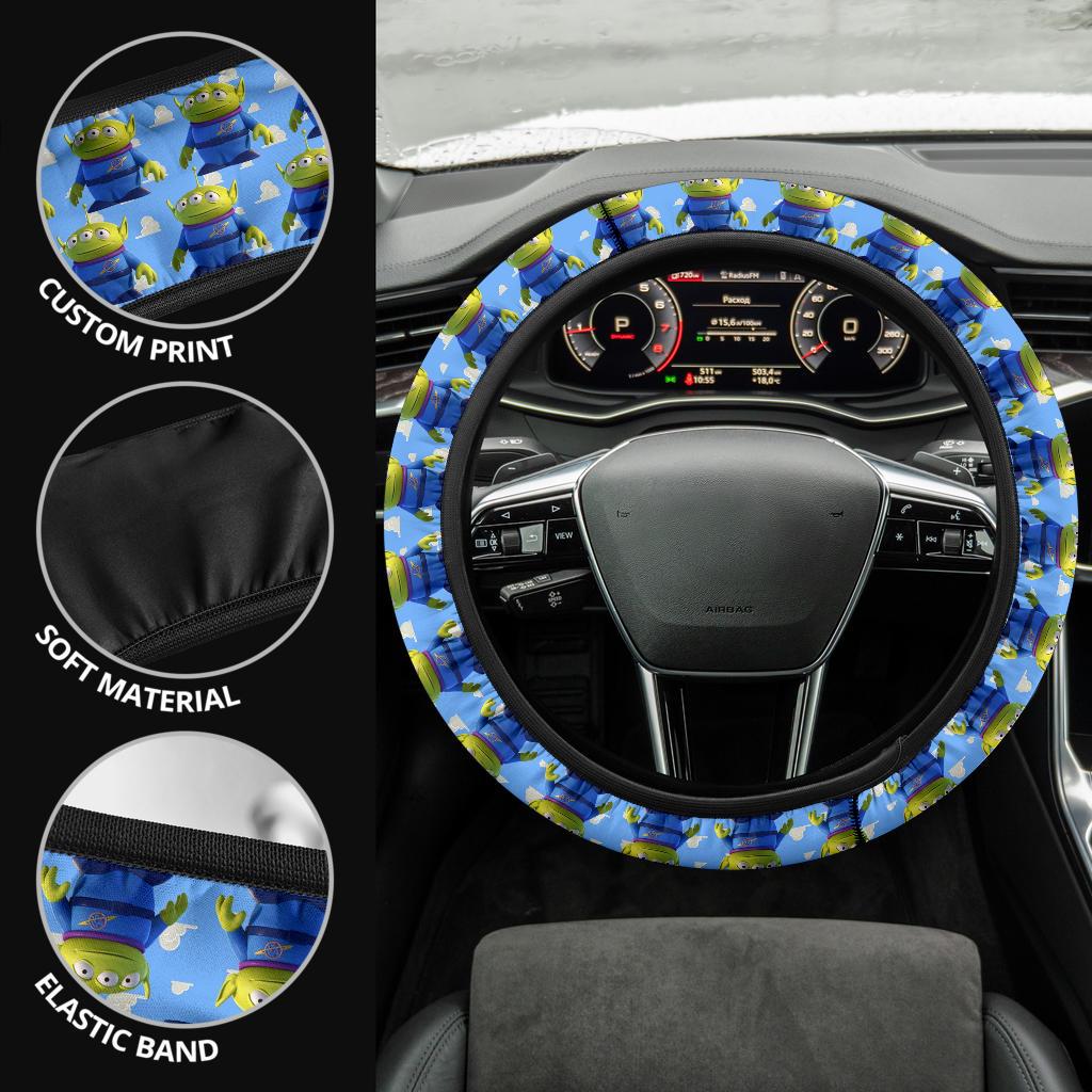 Toy Story Three Little Men Car Steering Wheel Cover