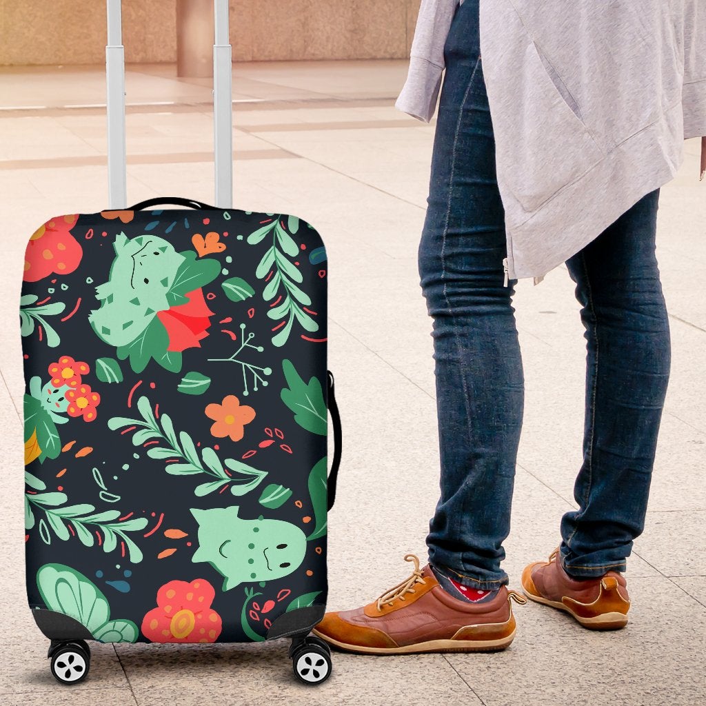 Pokemon Grass Luggage Cover Suitcase Protector
