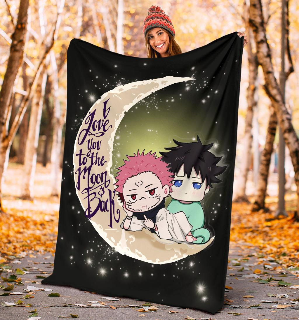 Jujutsu Kaisen Megumi Sukuna Chibi Cute Anime Premium Blanket