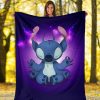 Stitch Do Yoga Funny Custom Premium Premium Blanket