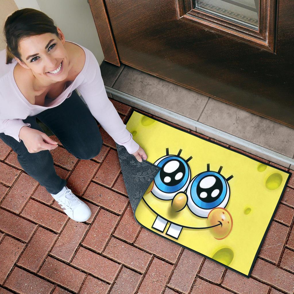 Spongebob Smile Funny Door Mats