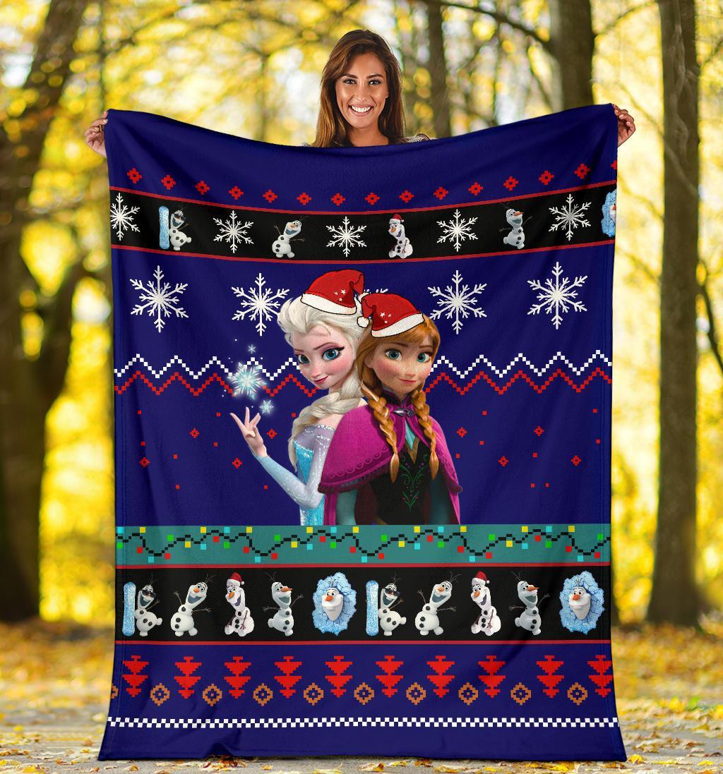 Frozen Christmas Blanket Amazing Gift Idea