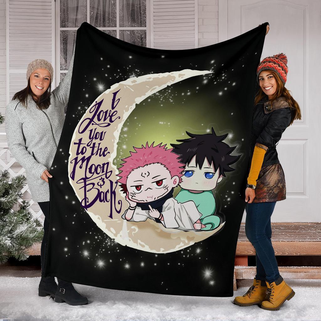 Jujutsu Kaisen Megumi Sukuna Chibi Cute Anime Premium Blanket